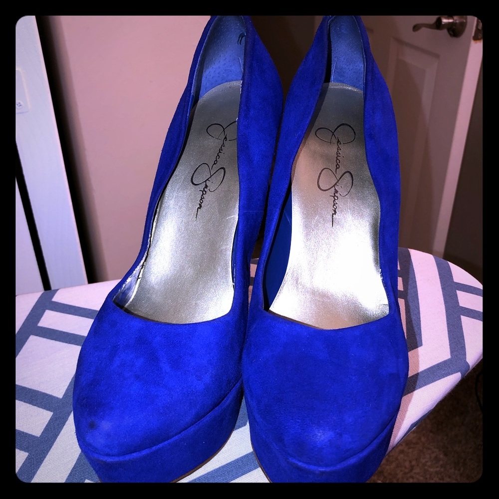 Jessica Simpson Royal Blue Stilettos - Heels
